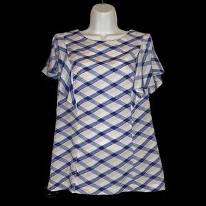 Banana republic Short Ruffle Sleeve Blouse